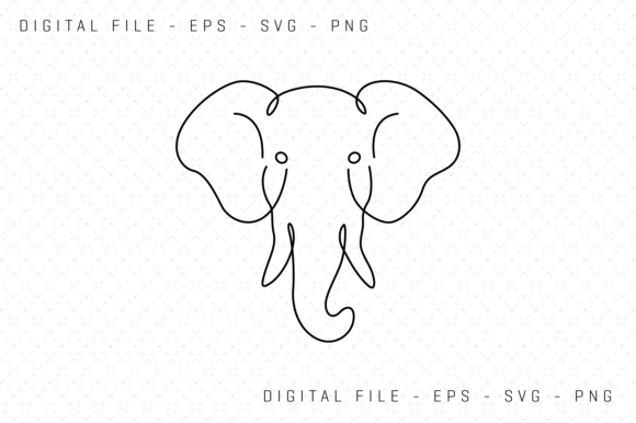 Elephant Face Line Art: A Designer's Review