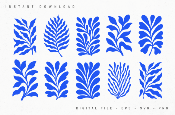 Matisse Blue Botanical Leaf Set: A Designer's Review