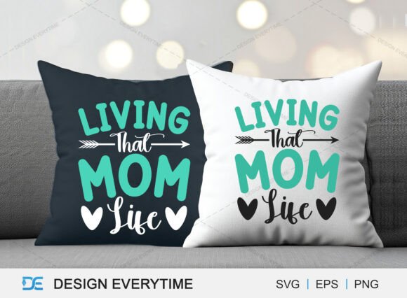 Review: Living That Mom Life Typography Design