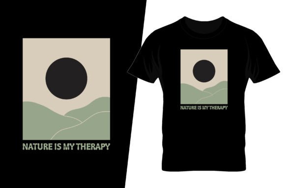 Review: Minimalist Landscape T-Shirt Design for Embroidery