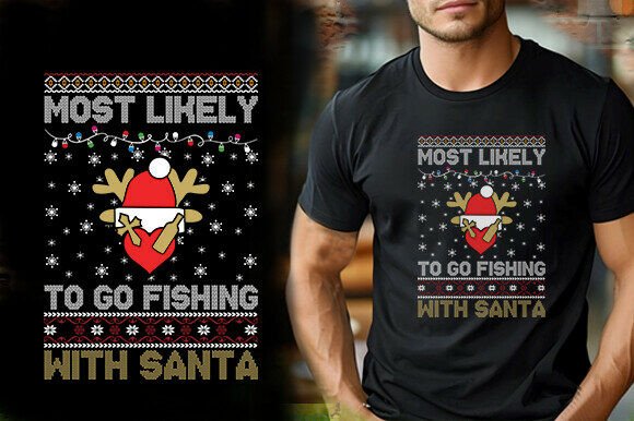 Review: Most Likely to Go Fishing with Santa Tee