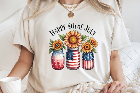 Review: USA Flag Sunflower Shirt PNG for Embroidery