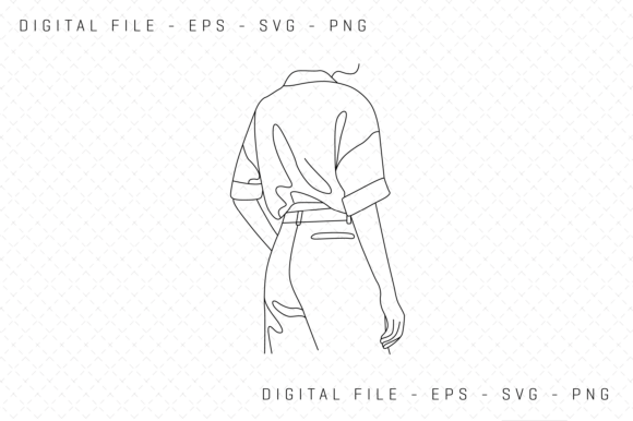 Side View of a Girl Line Art: A Designer's Review
