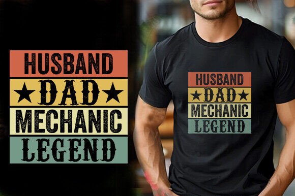 Vintage Mechanic Dad Legend: A Designer's Review